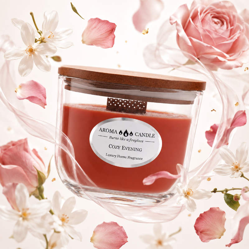 Aroma Candle Cozy Evening Oval Classic Aromagyerta Illatgyertya