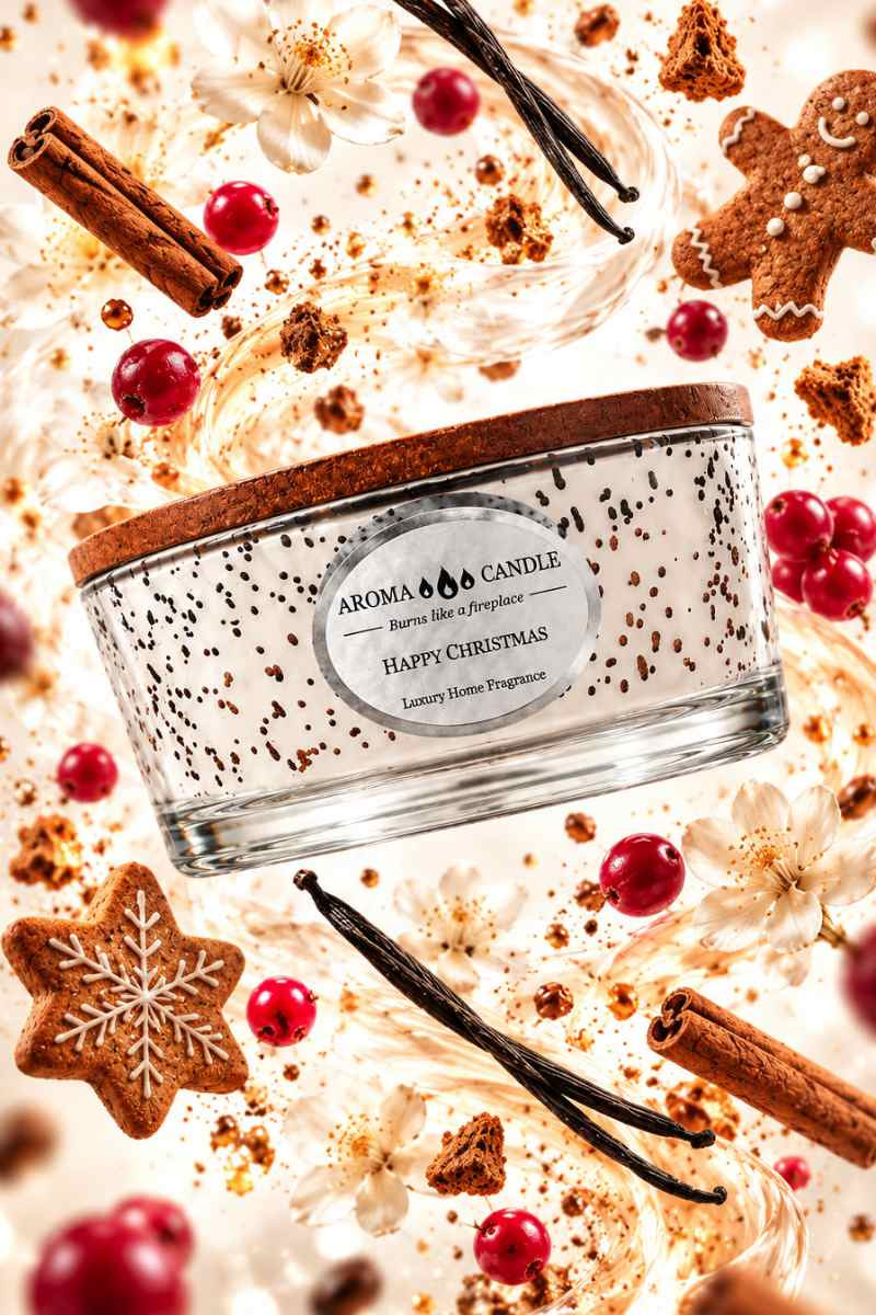 Karácsonyi Gyertya aroma Candle